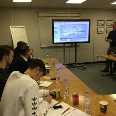 Students in a lesson