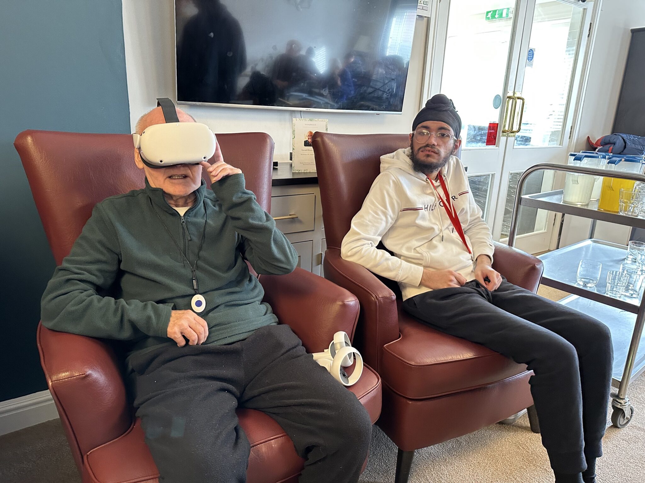 Foundation students take VR to local care home